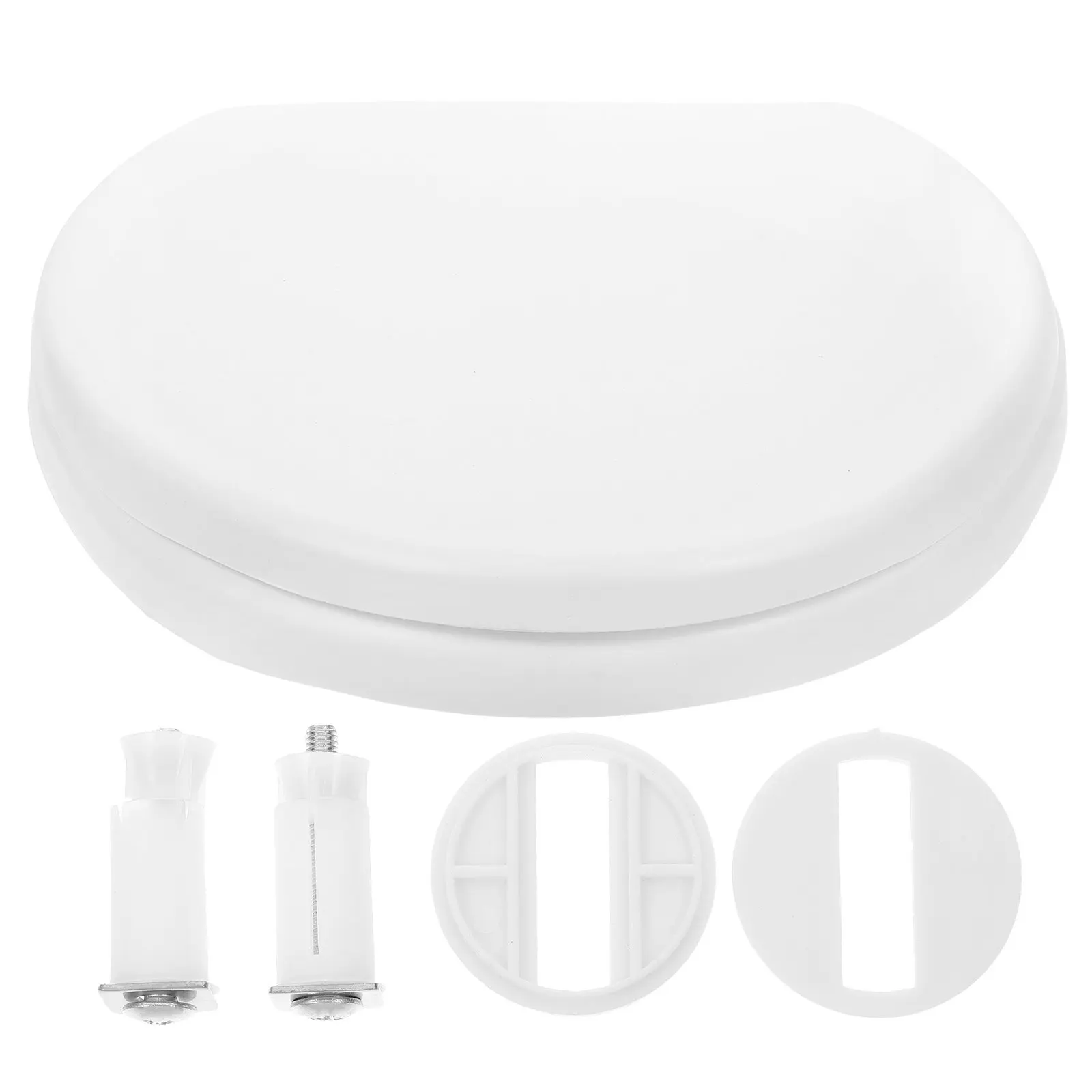 Universal Toilet Seat Soft Foam Thickened Cushion Comfortable Slow Closing for Standard Toilets Bathroom Decor Easy Install