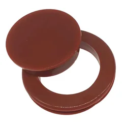 Set Clear Umbrella Hole Ring Plug Not Easy To Break Plastic Plug Cap Cover Silicone Umbrella Hole Cap Brown Red