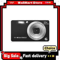 56MP 4K HD Digital Camera 2.7 Inch LCD 20x Zoom Automatic Focus Waterproof Self Timer Video Camera Anti-Shake Mini Camera