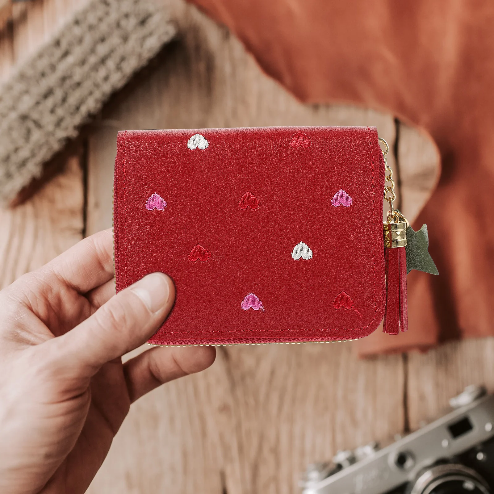 

Woman Cartoon Wallet PU Storage Bag Multifunctional Ticket Purse Fashion Change Card Holder Portable Organizer Gift for Women