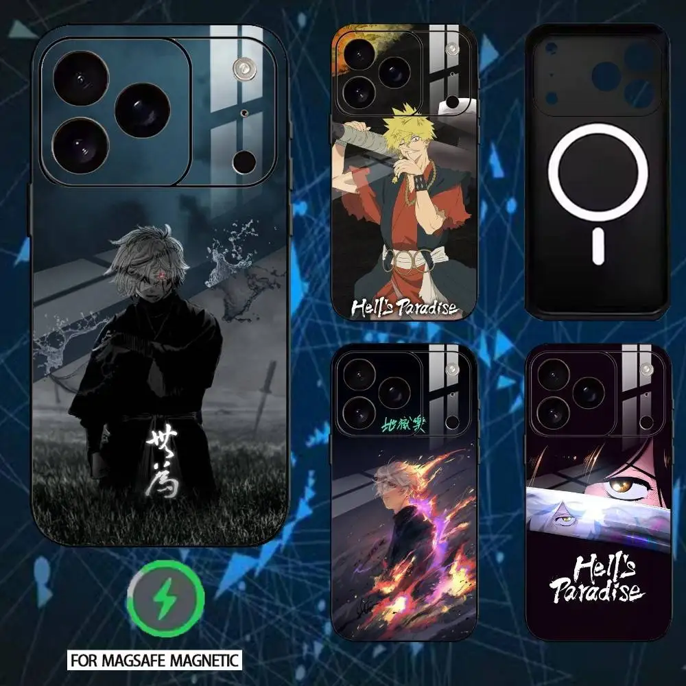 

Hell's Paradise Anime Phone Case For iPhone 17/16/15/14/13/12/Plus/Pro/Max for Magnetic Wireless Charging