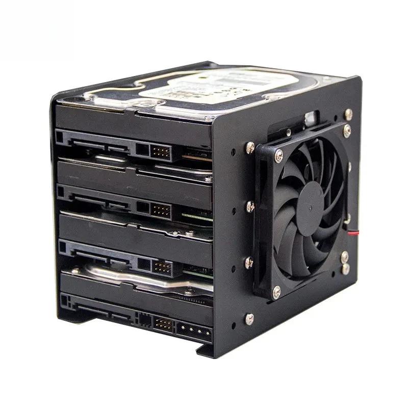 3.5-inch Multi-bay Hard Drive Bracket, Stable Chassis Cooling Fan, 2-bay, 4-bay and 6-bay Mechanical Hard Drive Bracket