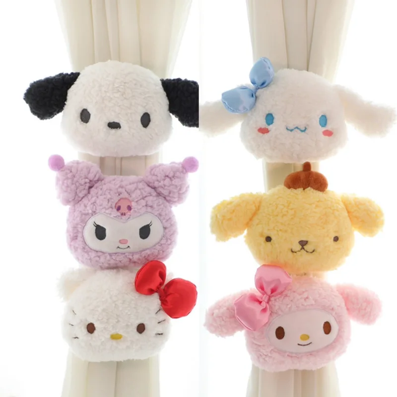 

Мягкая и милая искусственная Пряжка, ремень для занавески, плюшевая кукла, украшение для дома, подарок со шнурком