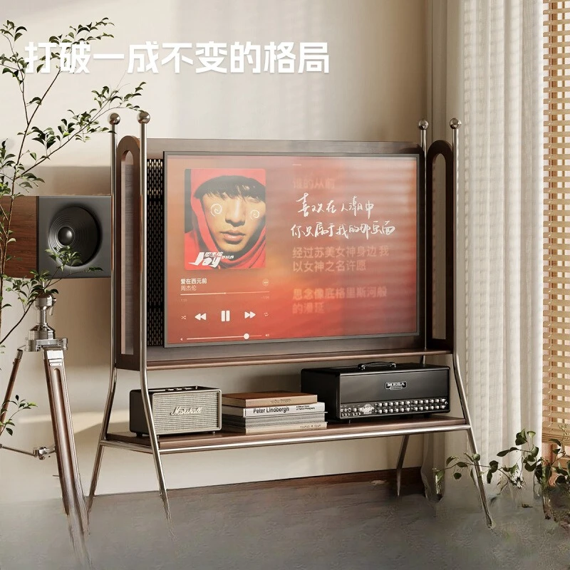 قوس غرفة نوم تلفزيون خزانة غرفة المعيشة رف تلفزيون وحدة صغيرة منزلية مع الأسطوانة #2