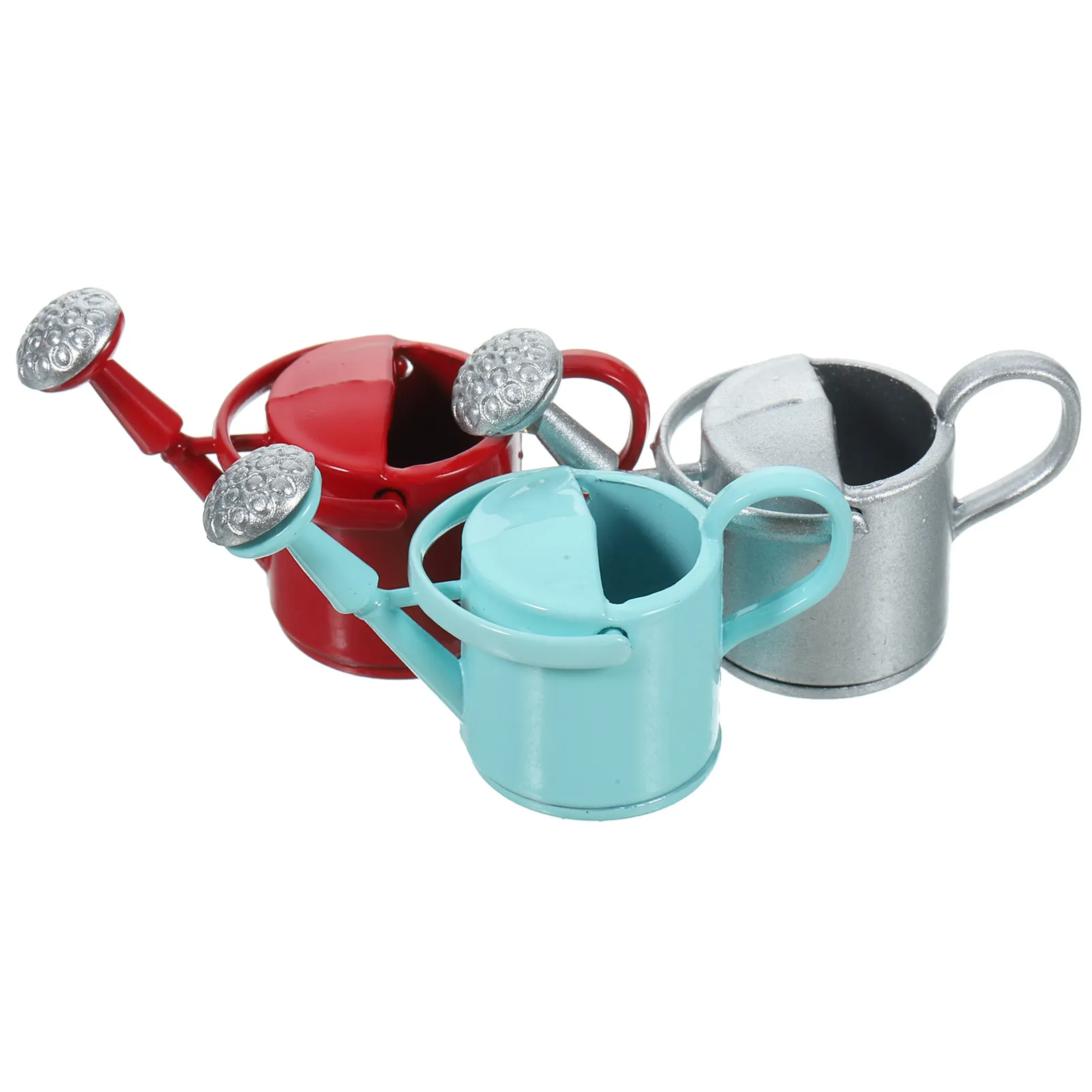 

Набор из 3 мини-ведер для полива растений, из сплава, для настольного хранения, подставка для ручек, декор для сухоцветов, аксессуар для мини-домика, инструмент