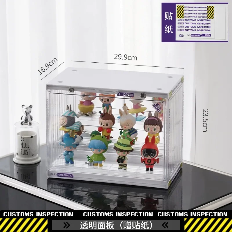 Blind Box Storage Display Rack Container Showcase Dustproof Storage Box Clear Popmart Display Cabinet Anime Figure Toy Storage