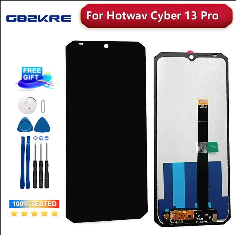 6.6\'\' For Hotwav Cyber 13 Pro LCD Display Touch Screen Digitizer Repair Parts Assembly For Hotwav Cyber13 Pro +Tools