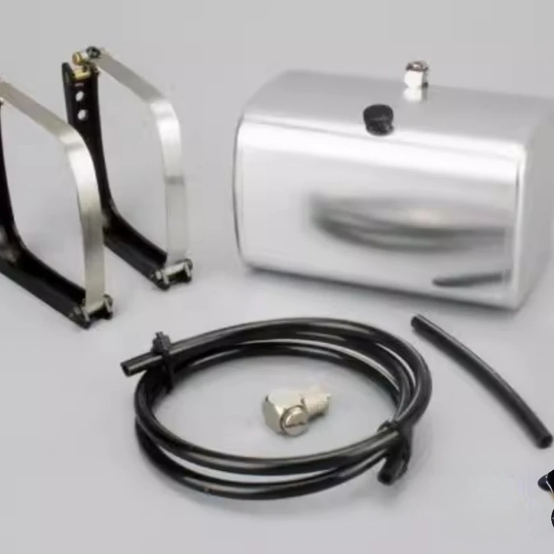 1:14 модель RC грузовика Lesu, гидравлический топливный бак для трактора Tamiya, прицепа, самосвал, масштаб 1/14, игрушки с дистанционным управлением, радиоуправляемая часть