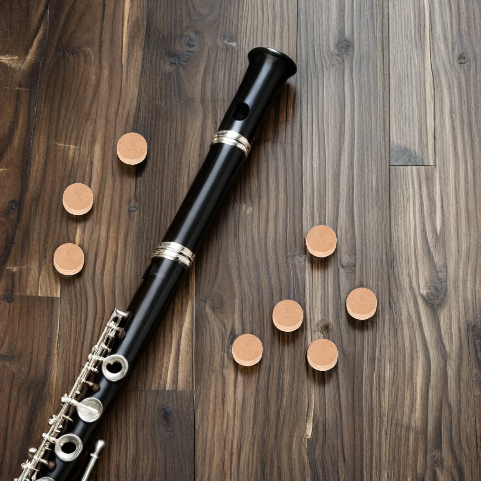 

15Pcs Trombone Water Key Cork Replacement Pads High Performance Sealing Closures for Instrument Drain Valve Reliable Fit Long