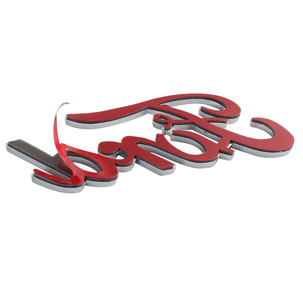 Car ABS Trunk Letter Emblem Sticker Decor Styling Accessories For Ford Focus Mk2 MK3 MK7 MK4 Fiesta Ranger Mustang Explorer GTD view 4