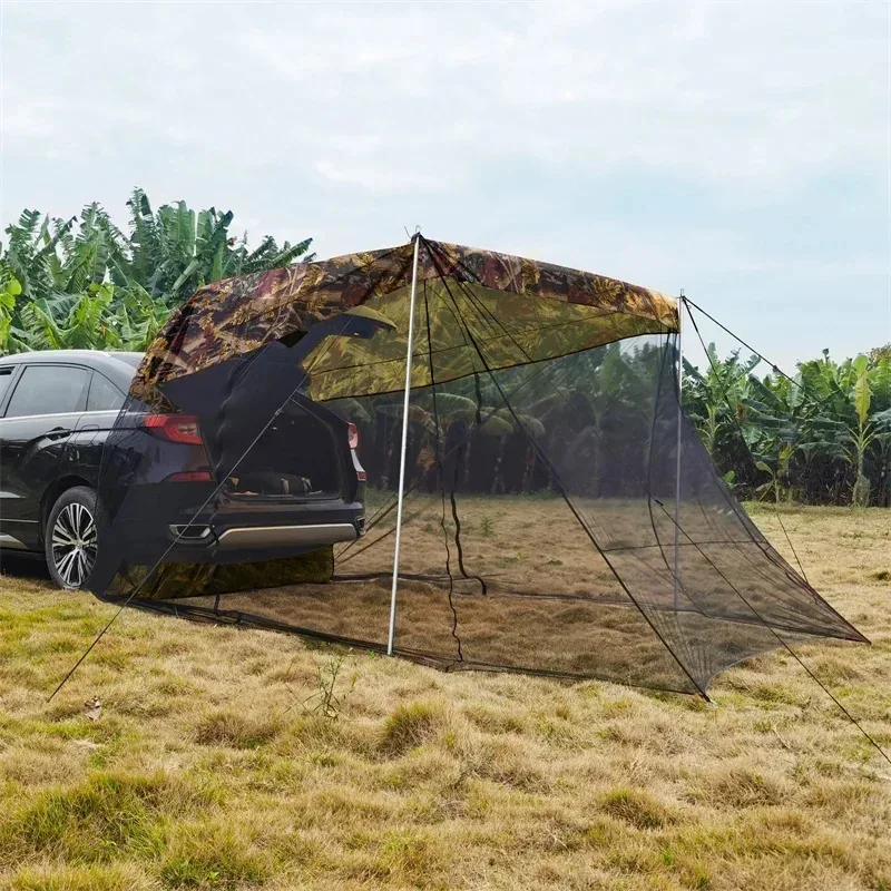 Outdoor Side Sheet Metal Folding Markise Rear Garage Camping Top Car Dachzelt zum Verkauf