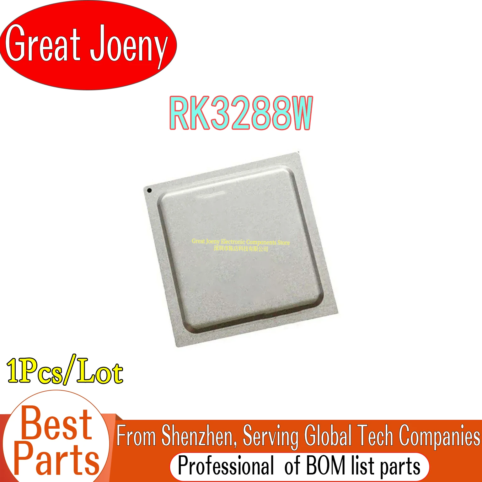100% New Original RK3288 RK3288W IC Chipset BGA-636