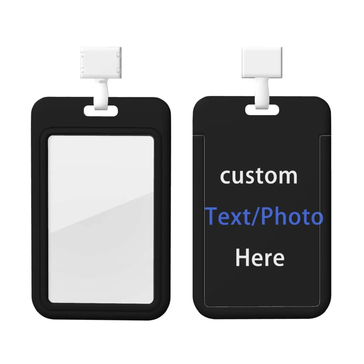 

Custom Custom Photo Text Here Credit Card Holders Neck Strap Lanyard ID Badge Card Holder For Hospitals Nurse Card Holder