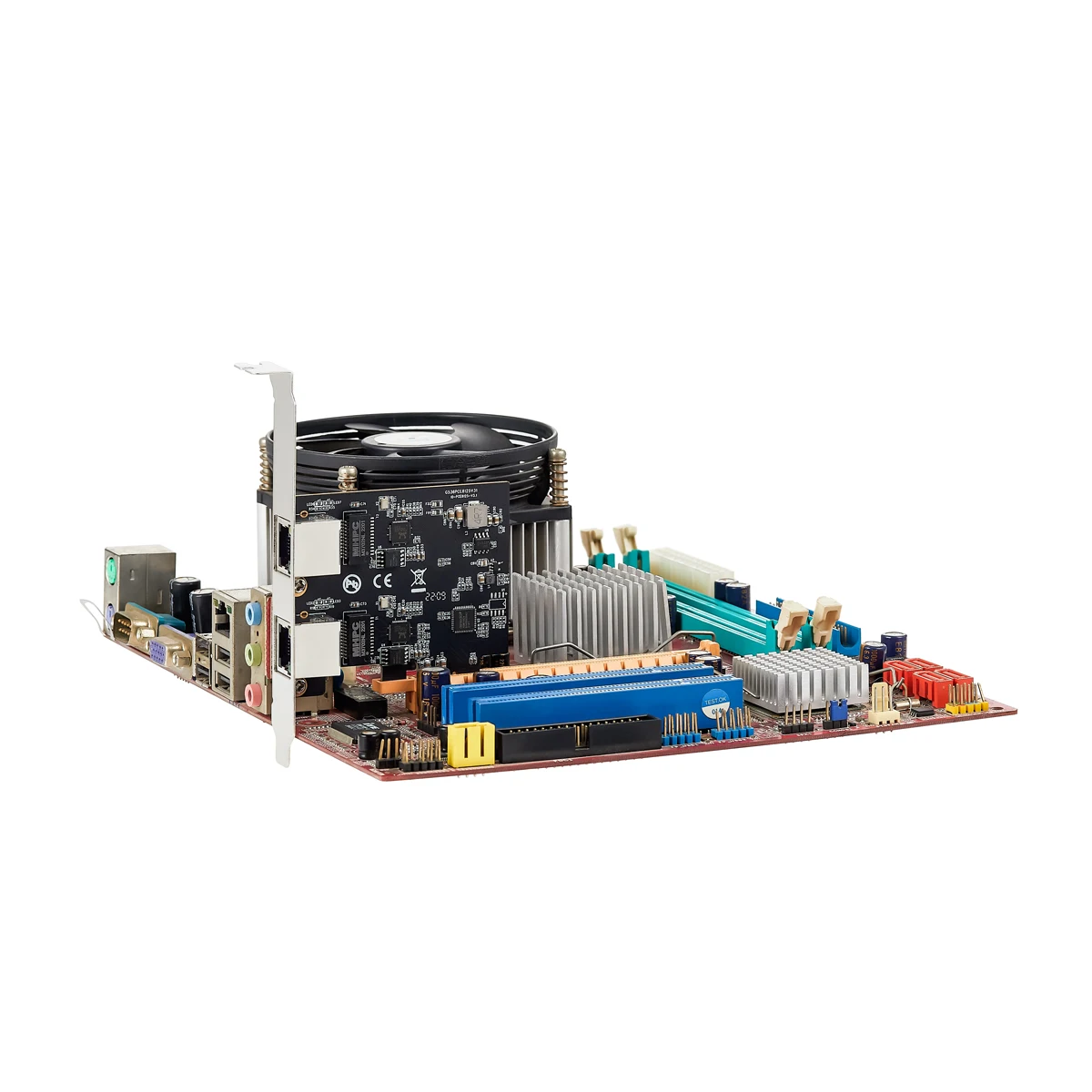 Iocrest-ギガビットネットワークアダプター2.5gbase-t,2ポート,2500mbps,pcie,2.5gb,イーサネットカード,rj45 lanコントローラーカード
