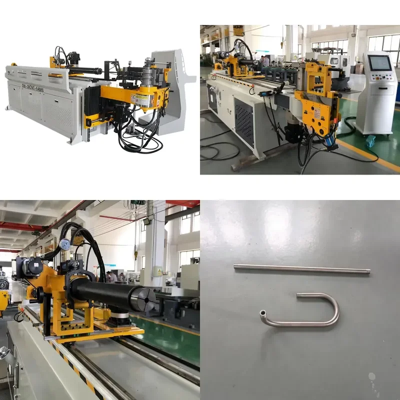 Automatic CNC Stainless Steel Aluminum Alloy Carbon Steel Pipe Cutting Machine with Engine and Pump