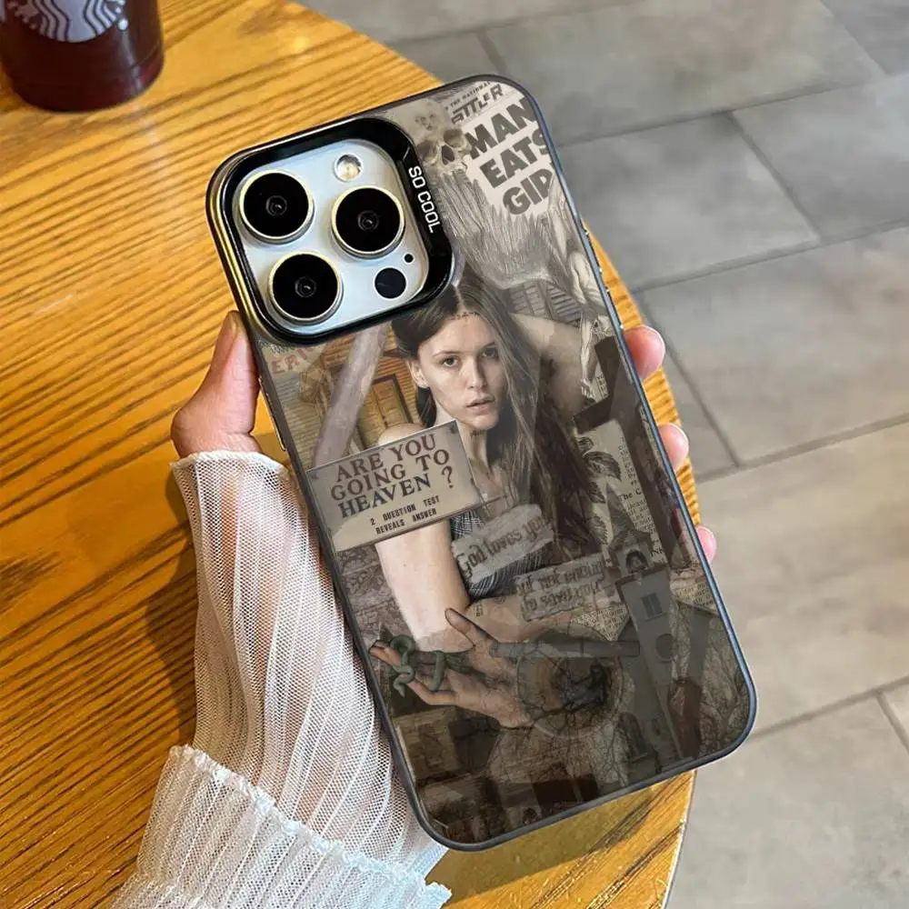 Singer E-Ethel C-Cain Funda de teléfono para iPhone 16,15,14,13,12,17,Pro,MAX Funda negra mate a prueba de golpes