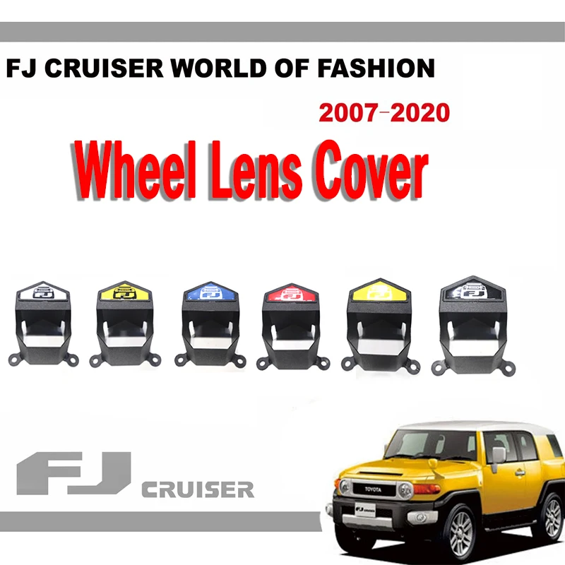 

Spare Tire Camera Cover For Toyota FJ Cruiser Wheels Hub Camera Cover Chrome-molybdenum Steel Exterior Modification Accessories