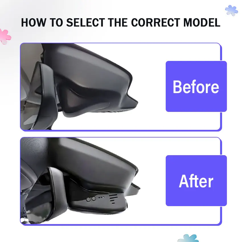 For Volvo S60 V60 S80 XC70 UHD 4K Dash Cam Plug and Play Dashcam For Polestar 2 Car DVR
