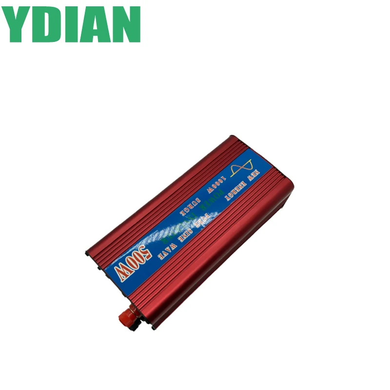 Household High-quality 12V 24V 36V 48V 60V 72V 84V DC to AC 110V 220V 230V Pure Sine Wave Inverter 500W Converter Power MAX1000W