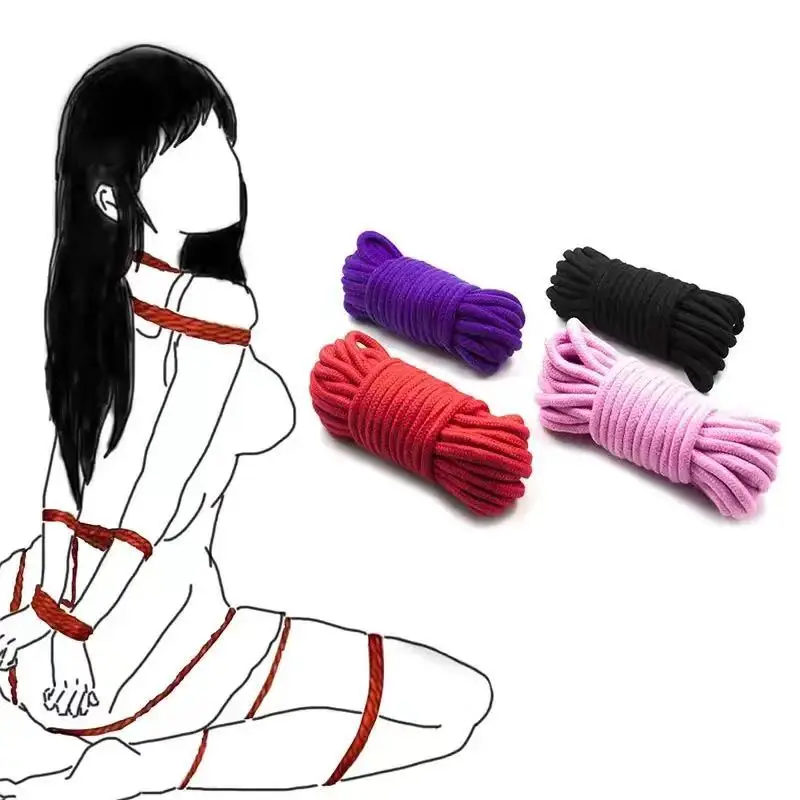 10M Japanese Shibari Sex Rope Adult SM Play Rope Sextoy 18+ Binder Restraints Couple Sex Binding Product Couple Game Sextoys