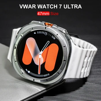 Vwar Watch 7 Ultra 47mm Smart Watch IP68 Waterproof Bluetooth Call Compass Smartwatch for Men Women 1.43