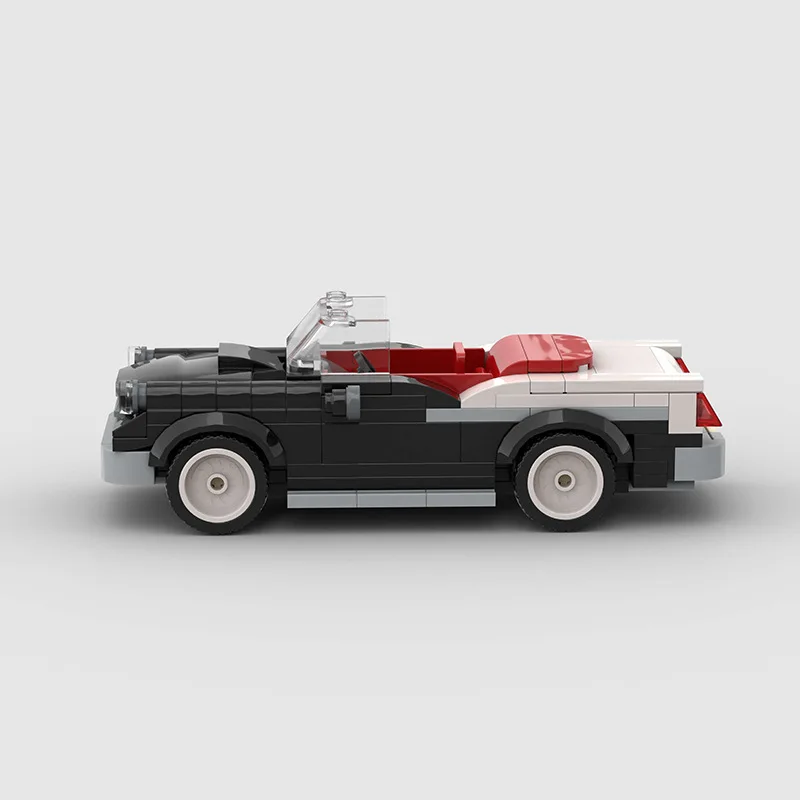 Luxury convertible racing moc compatible Lego small particles assembly Diy children's building block toys cross-border wholesale