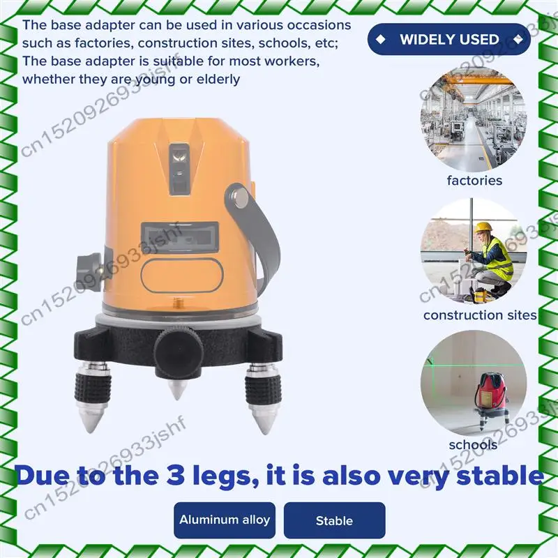 -BOFF Plastic Base Adapter For Laser Level Tripod Connector Pivoting Base Fine Tuning Holder