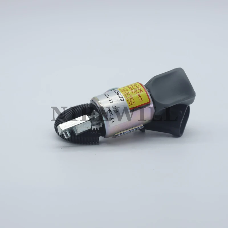 Engine Accessories for Kubota 722 Z482 D902 Engine Shutdown Solenoid Valve SA-5176-12 12V Black plug
