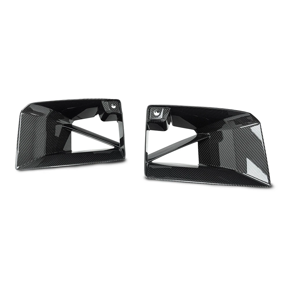 

2023+ For BMW M2 G87 Carbon Fiber Front Bumper Air Vent Parallel Bar Style Real Dry Condition New