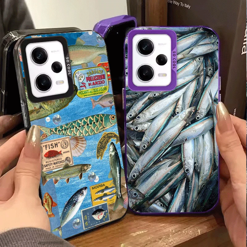 Discounted Salted Fish Soft Phone Case for Xiaomi Redmi Note 13 14 15 Pro Plus 12S 12 11S 11 11T 10S 10 Shockproof Cover Back Sh