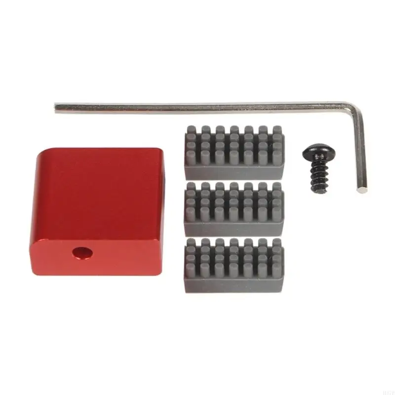 Silicone Nozzle Brush Metal Fixing Block For Lab P1 Cleaning Wiper Brush