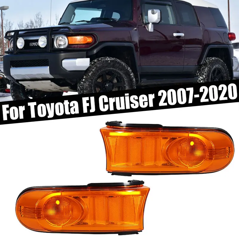 

Exterior Accessories For Toyota FJ Cruiser 2007-2020 Headlight Lighting Turn Signal Corner Light Side Light Turn Signal Car Lamp