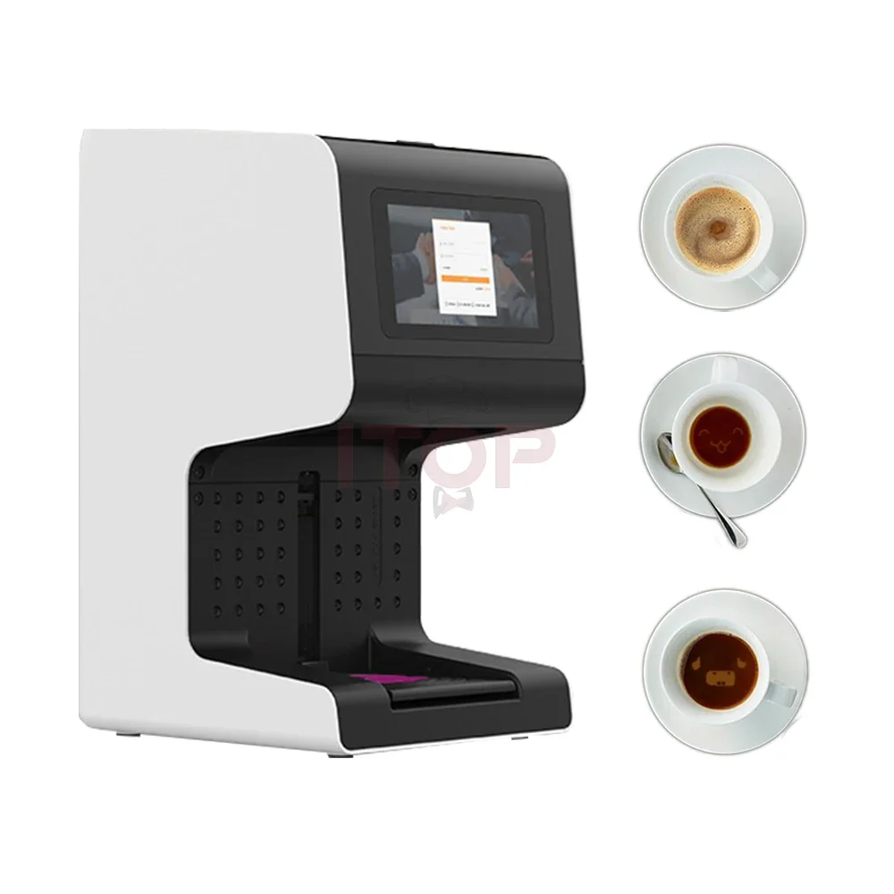 Automatic Colorful Inkjet Printers 3d Food Cake Coffee Printer Machine With Ce Certificate Digital Printing Shop Machines