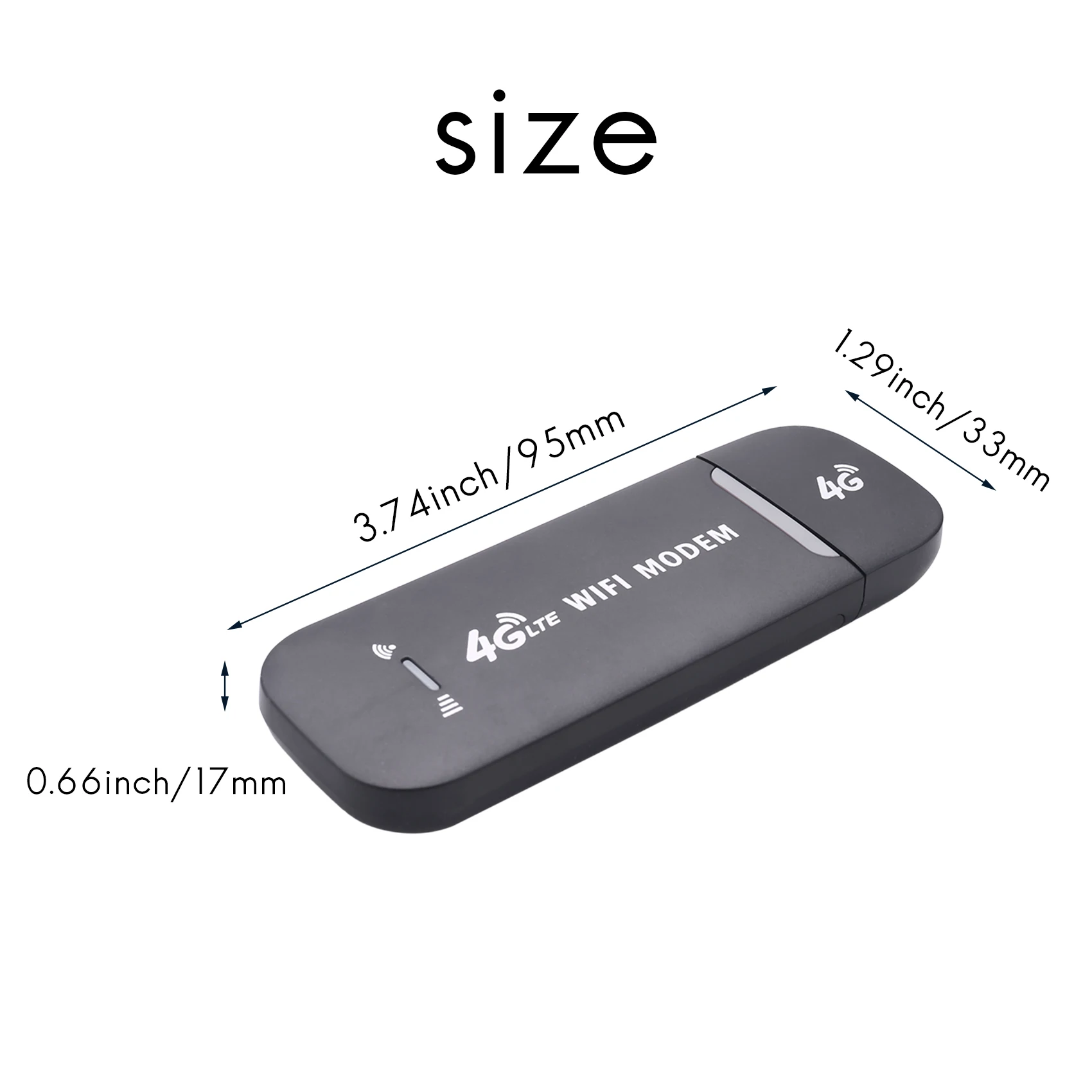 Modem USB 4G Router Wifi Dongle USB 150Mbps con slot per scheda SIM Smartspot wireless per auto Pocket Mobile Wifi-Y41A