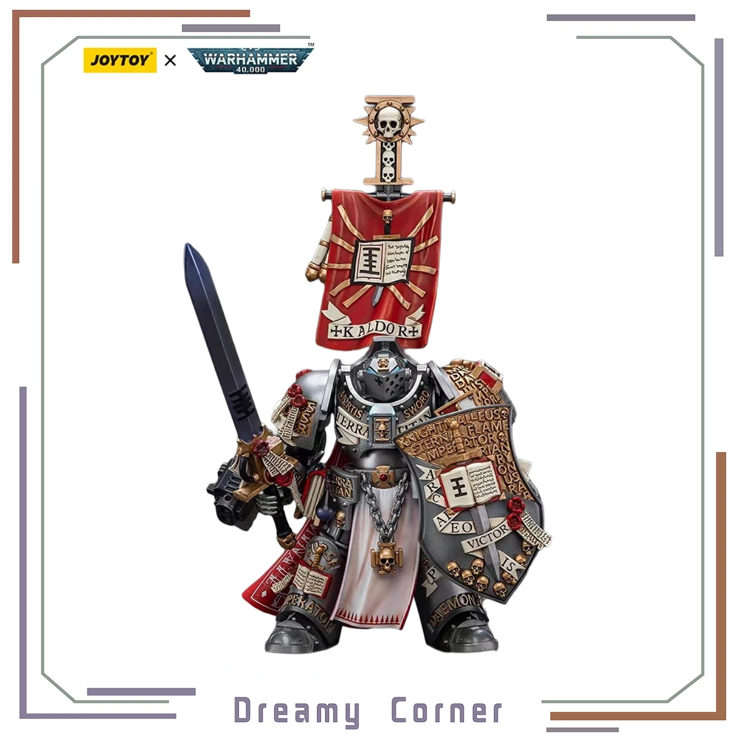 

【In Stock】JOYTOY Warhammer 40K Grey Knights Kaldor Draigo 1/18 Action Figures Collection Models Toys