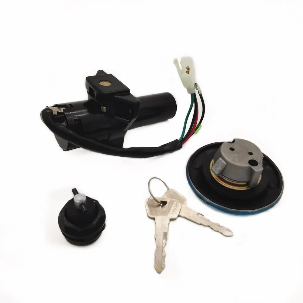 Suitable for YAMAHA Tianjian YBR125 Set Lock Electric Door Lock Ignition Switch Fuel Tank Cover 02-13 Full Car Lock