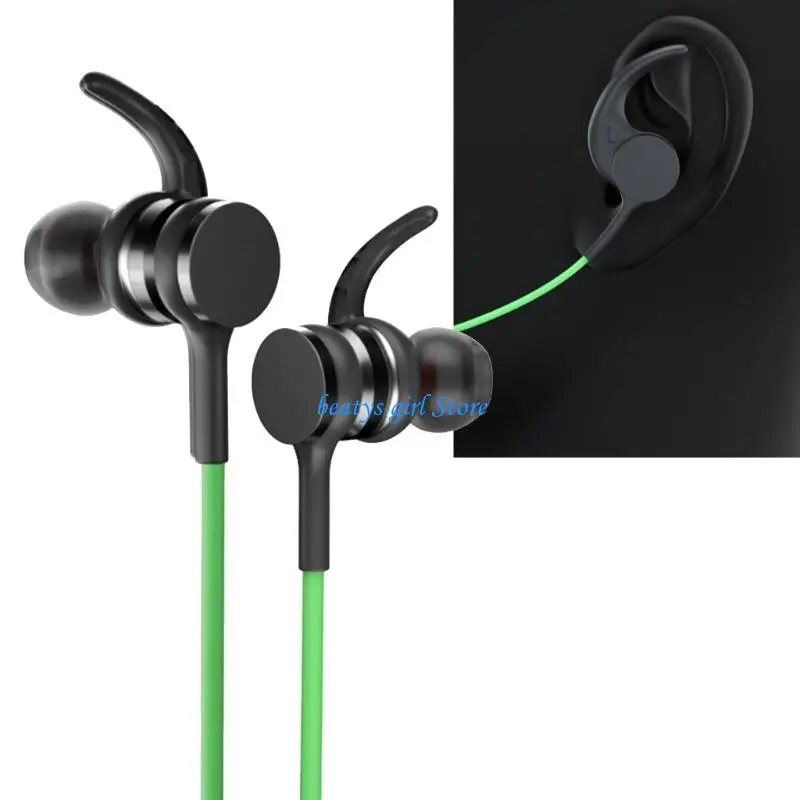 C7AB Ergonomic In Ear Gaming Headphones For Sports and Gaming Long Time Use