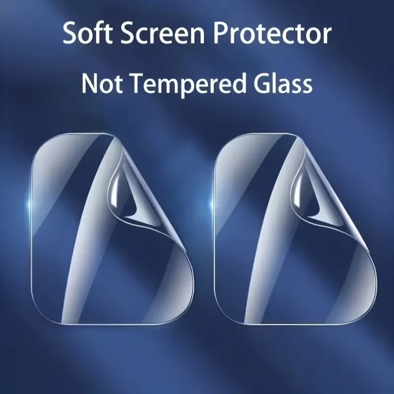 3Pcs Soft Hydrogel Screen Protector For Apple Watch Models 9 8 7 6 5 4SE 1 2 3 In Size 45MM 42MM 40MM 44MM 38MM Not Glass