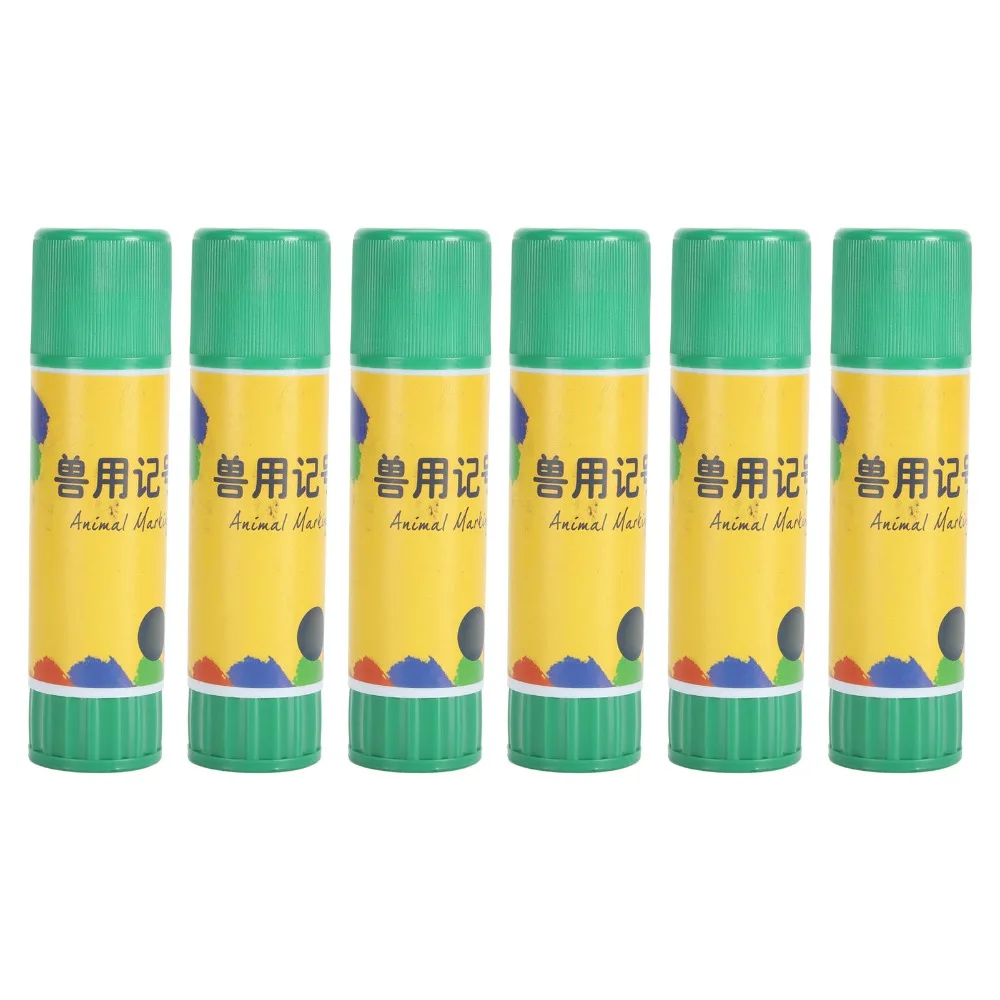 24Pcs Convenient Durable Livestock Marker Wax ABS Livestock Marking Crayon Green Red Veterinary Marker Pig