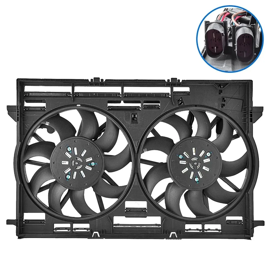 

For 2016 Audi Q7 A8 Radiator cooling fan OE 8W0121207A/8W0959455A/8W0959455B/8W0121207C/8W0121203D