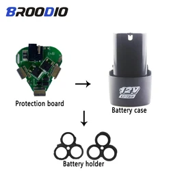 BMS 3S 12V DC herramientas eléctricas placa de protección de batería de iones de litio BMS circuito 18650 soporte 3 paquetes de celdas para taladro de mano de litio PCB placa de protección de batería de iones de litio