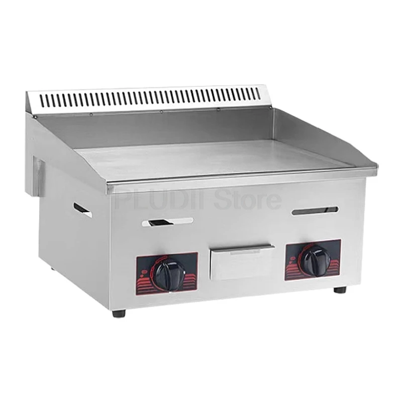 Pludii Kommerzieller Grill Gas Pfannkuchen ofen gebratenes Steak Eisenplatte gebratener Reis gegrillter Tintenfisch Gas kaltes Nudel blatt Brat stall 3