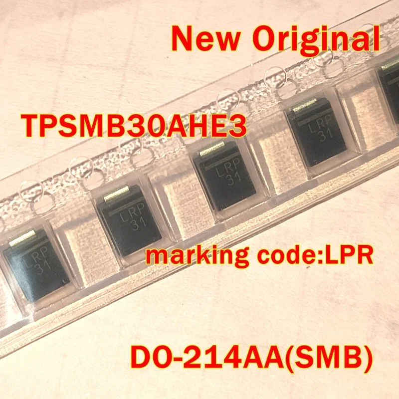 

1pcs to 100pcs TPSMB30AHE3 DO-214AA(SMB) New Original marking code:LPR Transient voltage suppressor