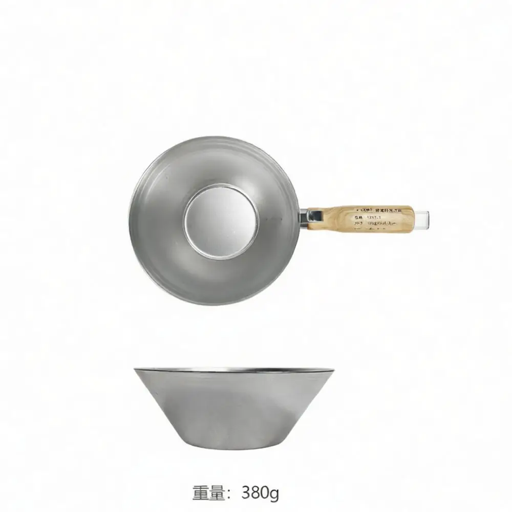 Penggong Galvanized Iron Cement Bowl Construction Tool Masonry Mortar Mixing Basin Heavy Duty Wood Handle Plastering Container