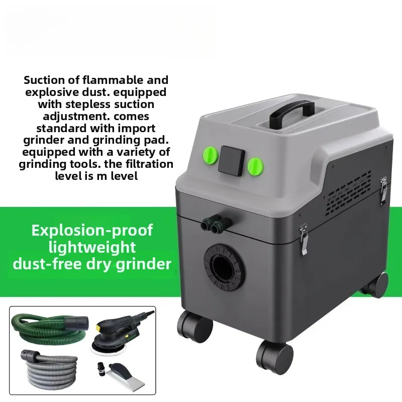 BL-301 Dustless Dry Mill, Automotive Pneumatic Vacuum Paint Putty Atomic Paste Paint Sandpaper Grinder