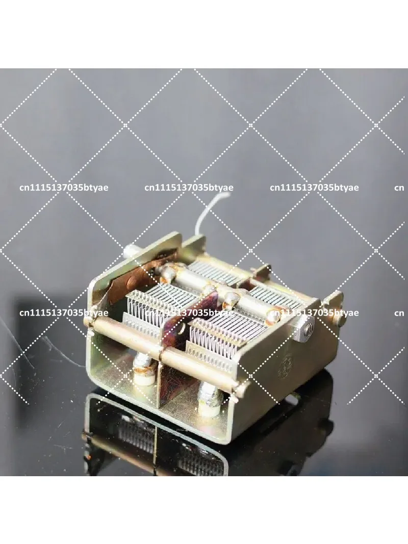 Dismantled Dual Variable Capacitor 2x15PF to 500PF for Radio Instrument Circuit Tuning Accessories