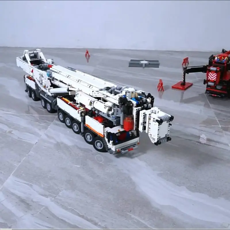 9177 Uds. Grúa móvil de potencia mejorada MOC-20920 LTM11200, bloques de construcción de alta tecnología, juguete de Control remoto, regalos para niños para Navidad