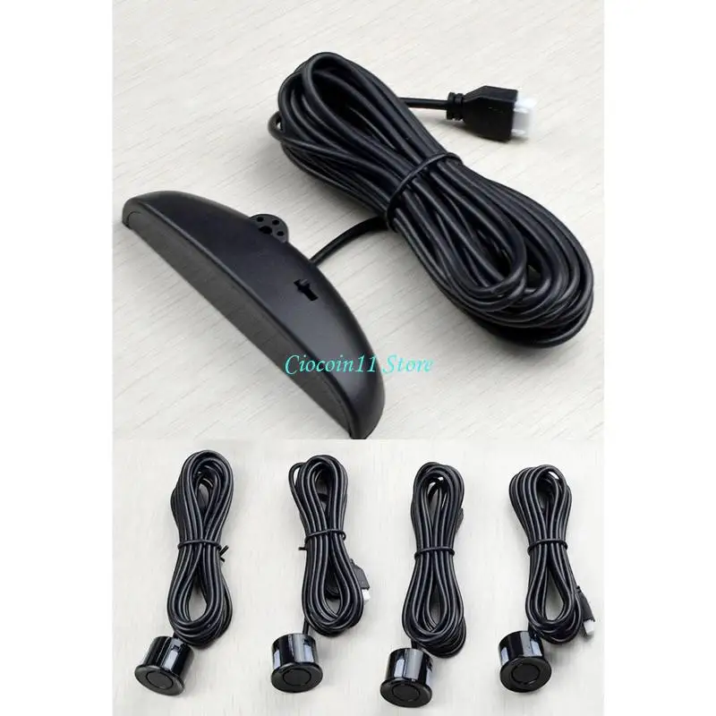 Y1UB Universal Car Parking with 4 Radars Accurate Sensors 23mm Probe for Car