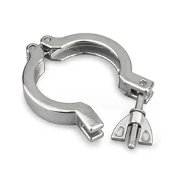 KF16-KF50 Vacuum Clamp Aluminum Alloy Clamp Bracket Professional Rubber Ring Vacuum Clamp Cable Clamps Home Hardware Parts
