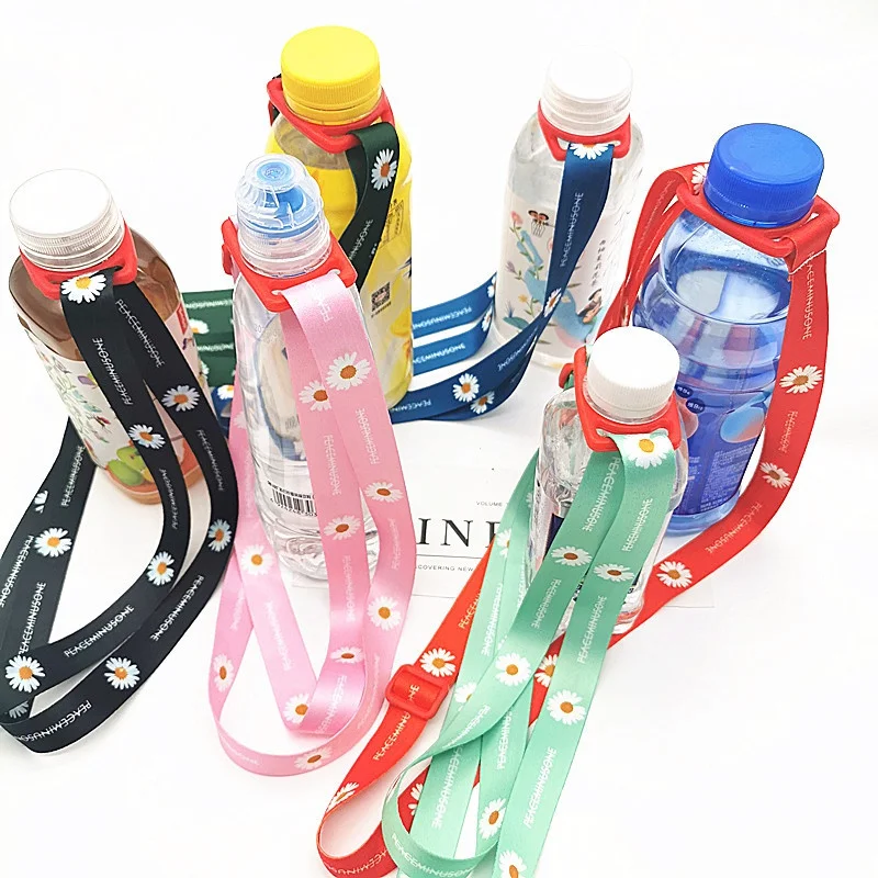 1 PCS Convenient Sport Outdoor Water Cup Strap Buckle Multifunctional Mineral Water Bottle Drink Bottle Strap Lanyard Backwater